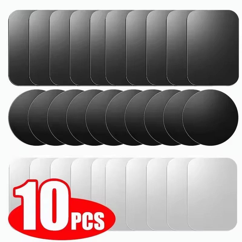 Tablet Accessories For Car - 5/10 piezas Placa Metálica Magnética Adhesiva