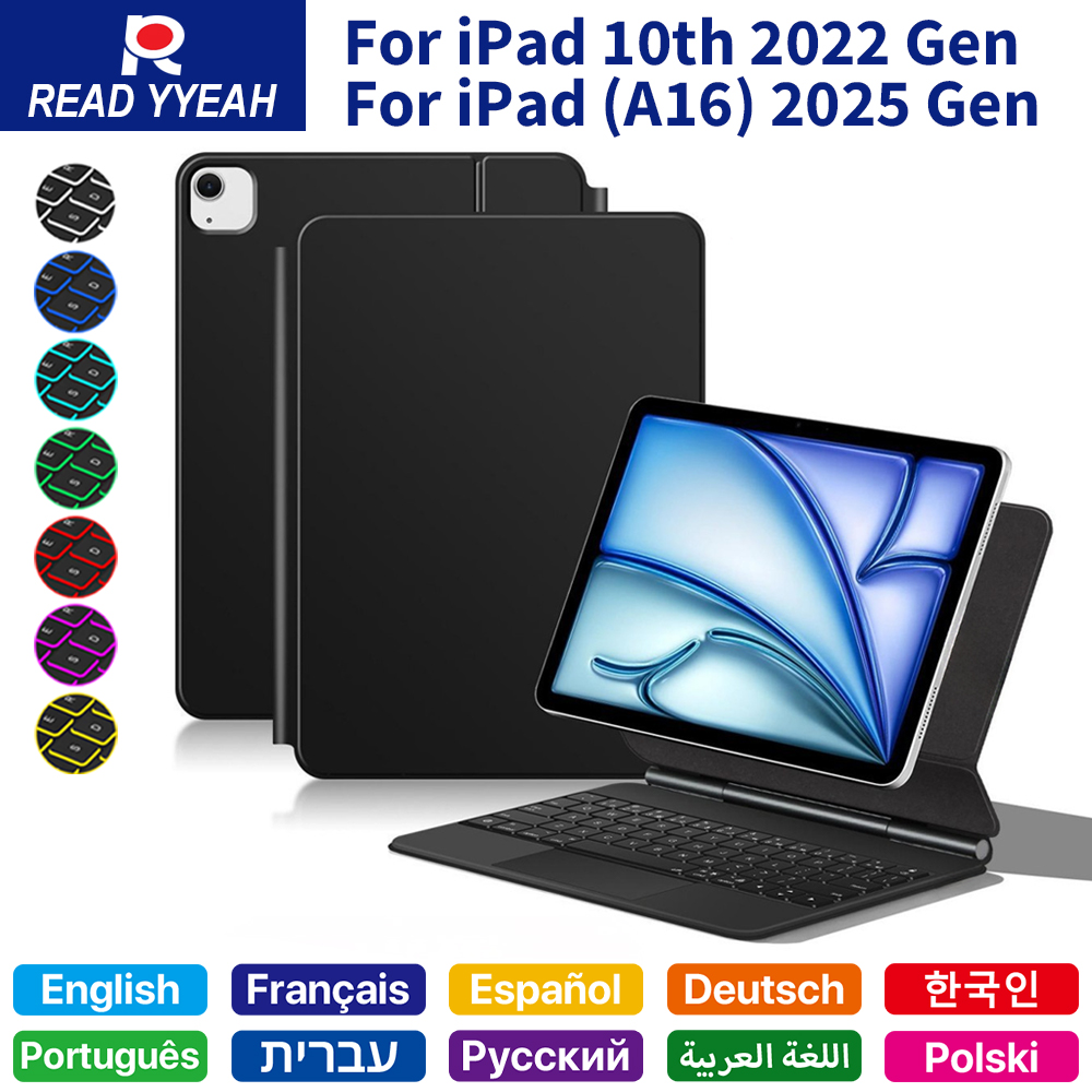 Tablet Keyboard Case - Teclado Mágico 2026 con Bluetooth para