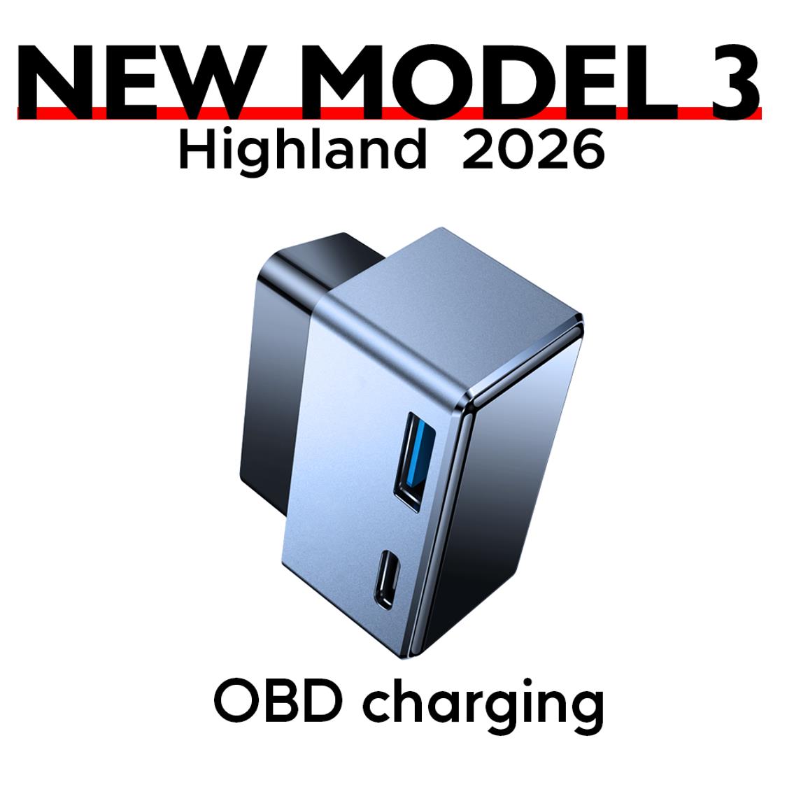 Usb Hub Type C - Adaptador de Carga Rápida OBD de