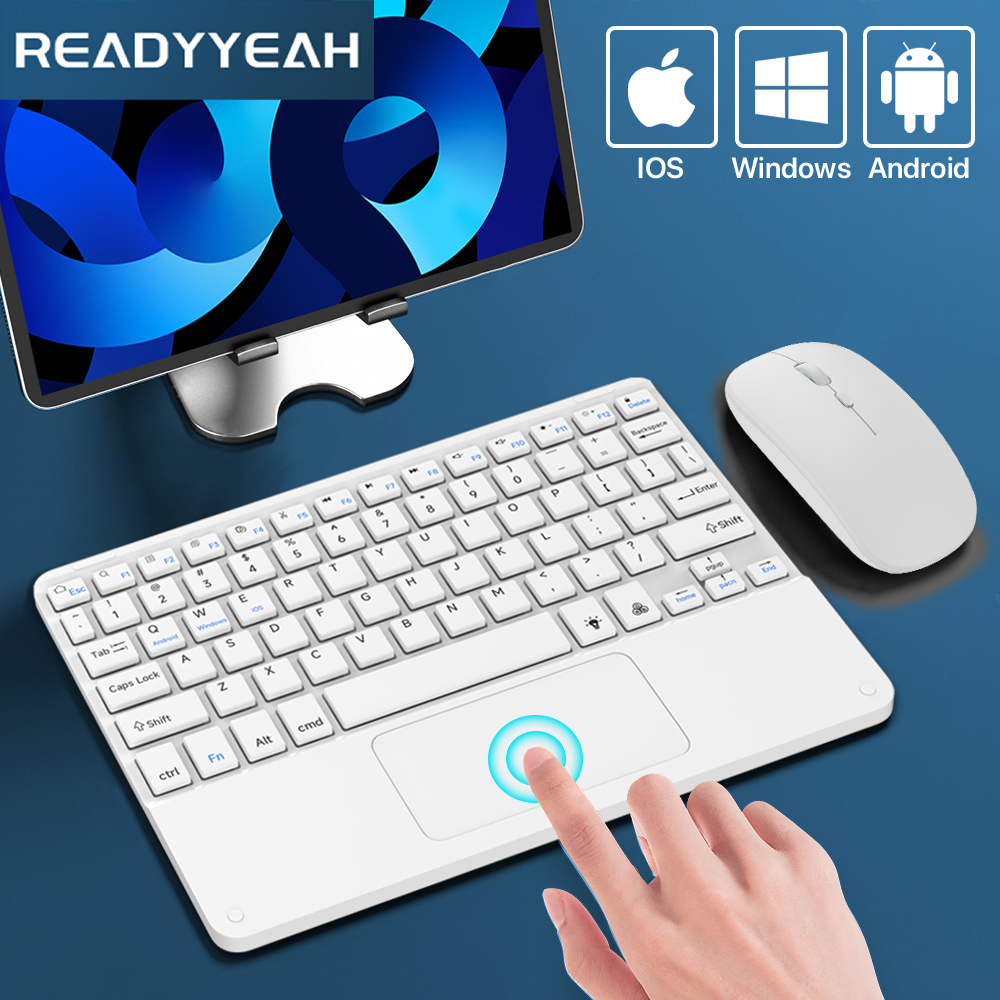 Accessories For Android Tablet - Teclado y ratón inalámbricos con panel