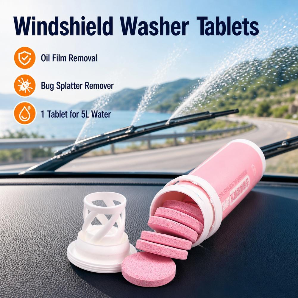 Tablet Accessories For Car - Tabletas Efervescentes Limpiadoras de Parabrisas de
