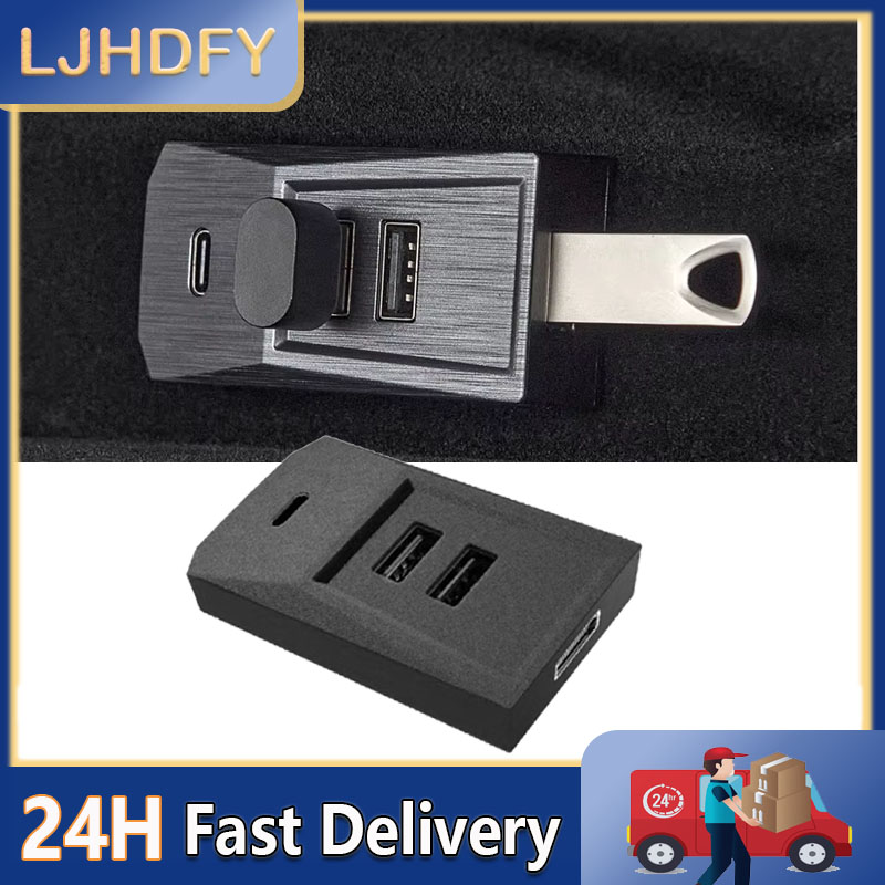 Usb Hub Type C - Estación acoplamiento para guantera coche, concentrador