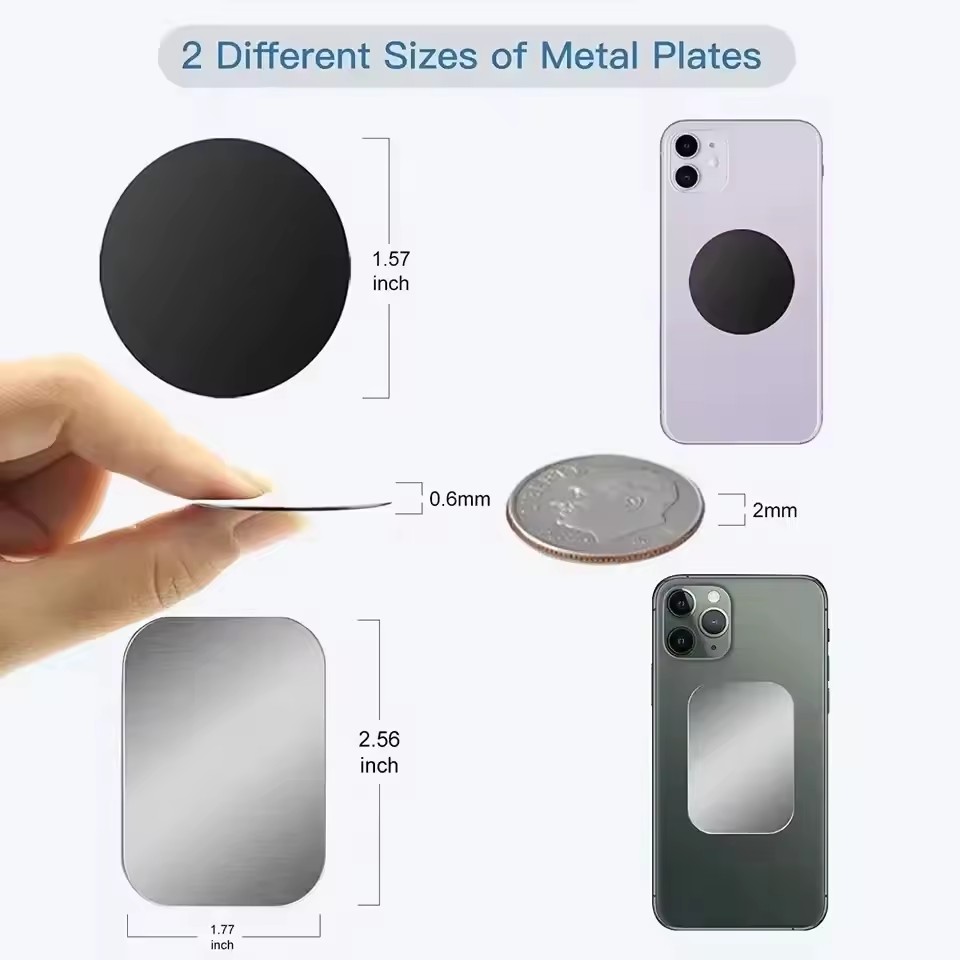 5/10 piezas Placa Metálica Mag - Tablet Accessories For Car reseña y precio