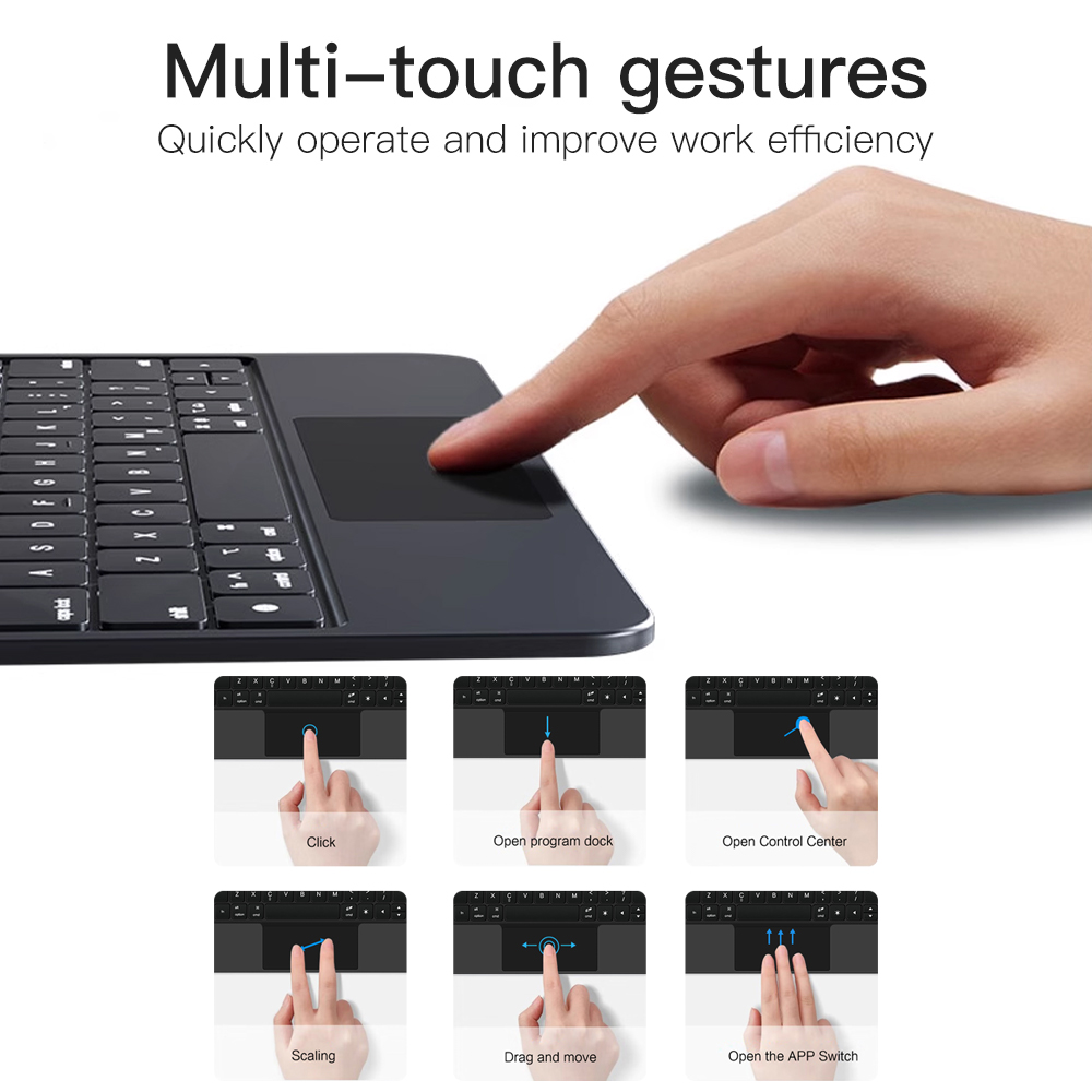 Teclado Inalámbrico con Adsorc - Tablet Keyboard Case reseña y precio