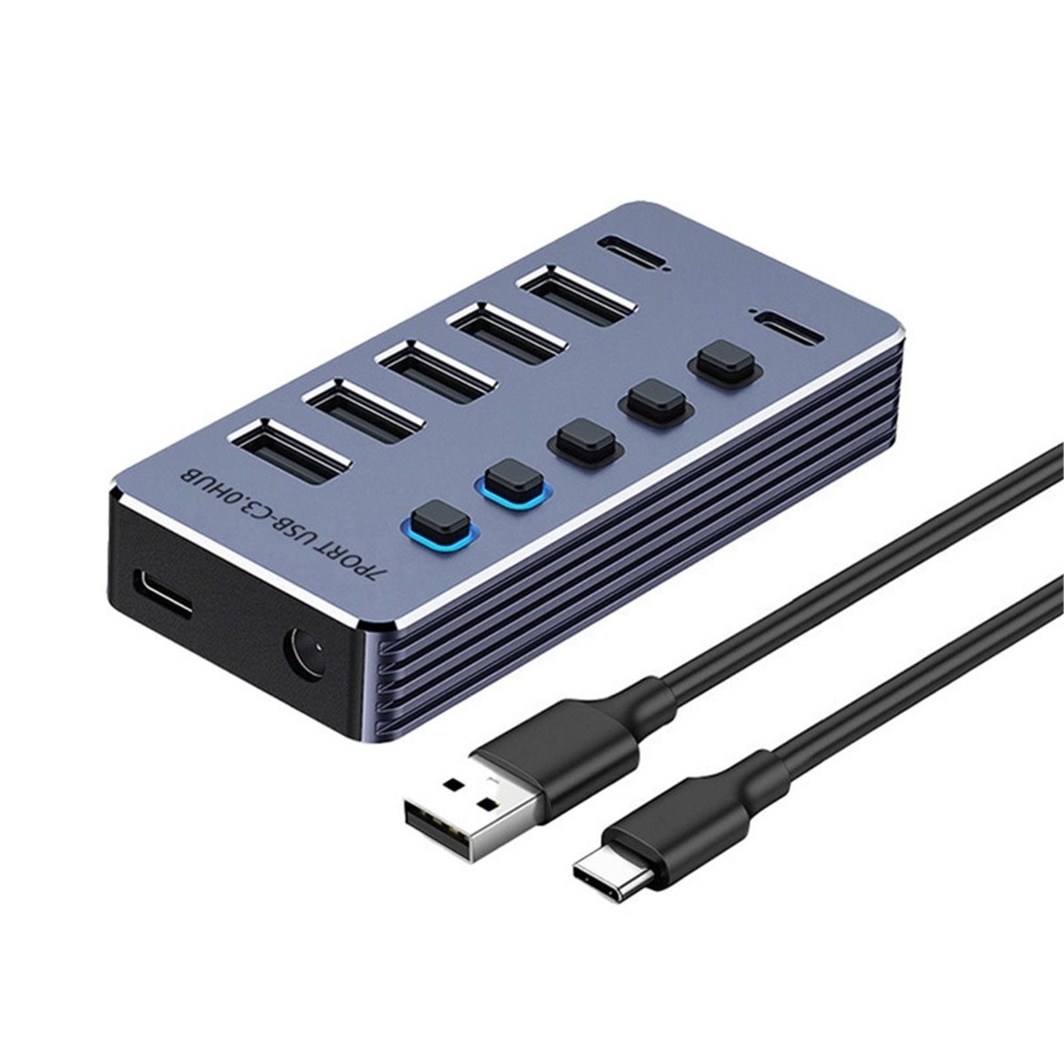 actualización. Hub USB de 5 Pu - Usb Hub Type C reseña y precio
