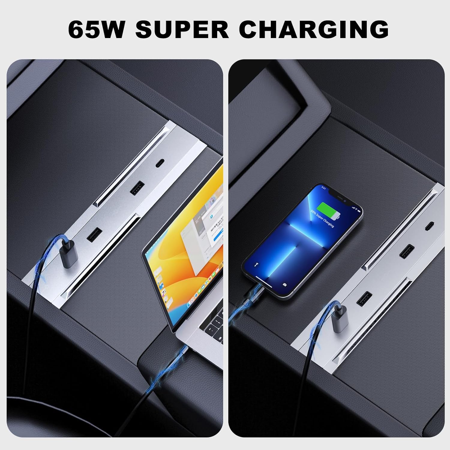 Base de Carga Rápida de 27W-65 - Usb Hub Type C reseña y precio
