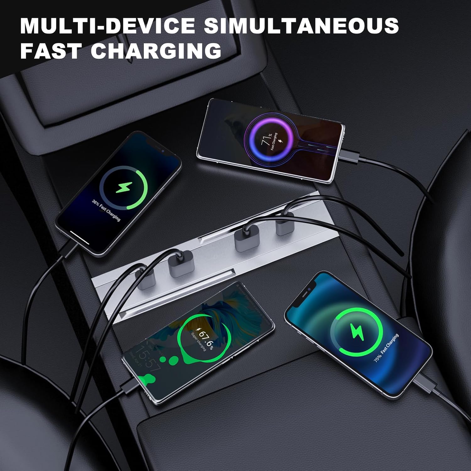 Base de Carga Rápida de 27W-65 - Usb Hub Type C reseña y precio
