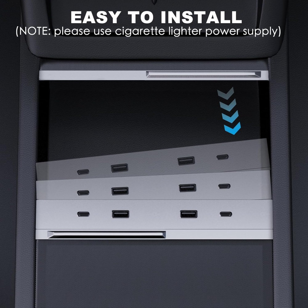 Accesorio interior para Tesla  - Usb Hub Type C reseña y precio
