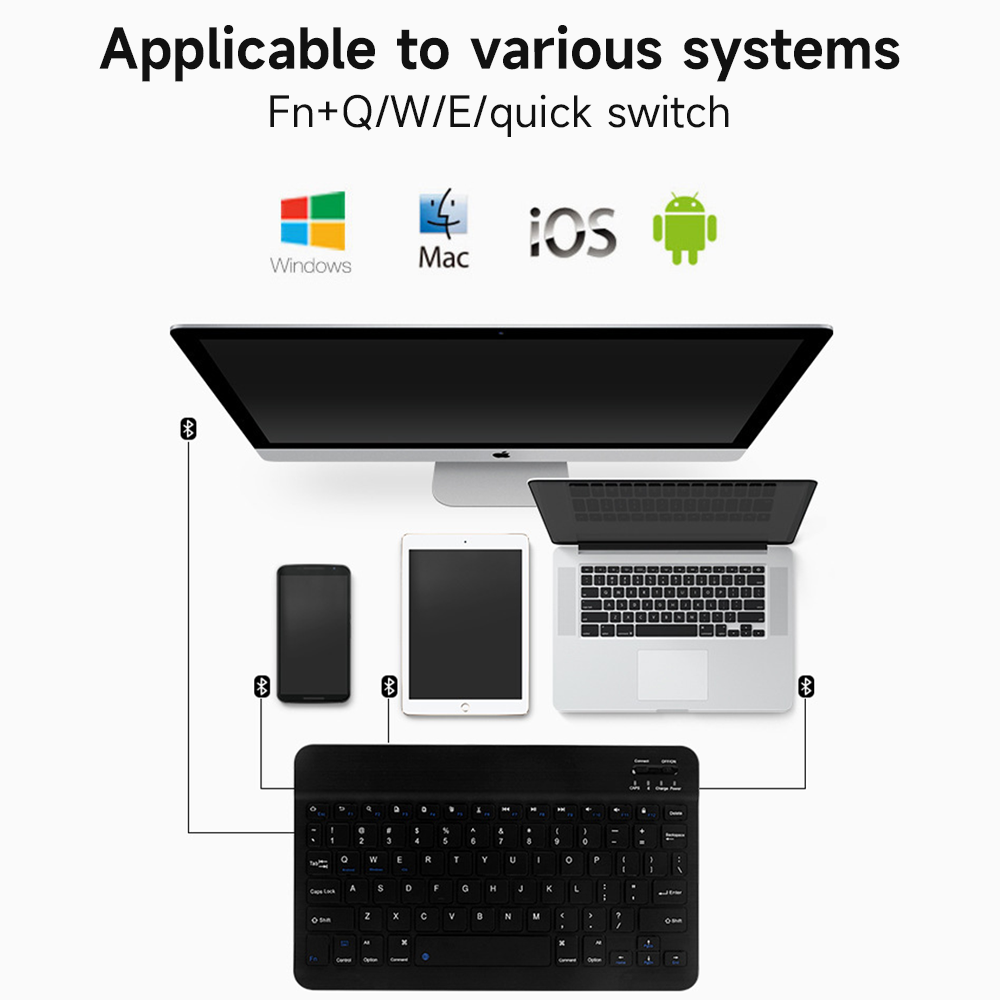 Teclado Bluetooth inalámbrico  - Accessories For Android Tablet reseña y precio