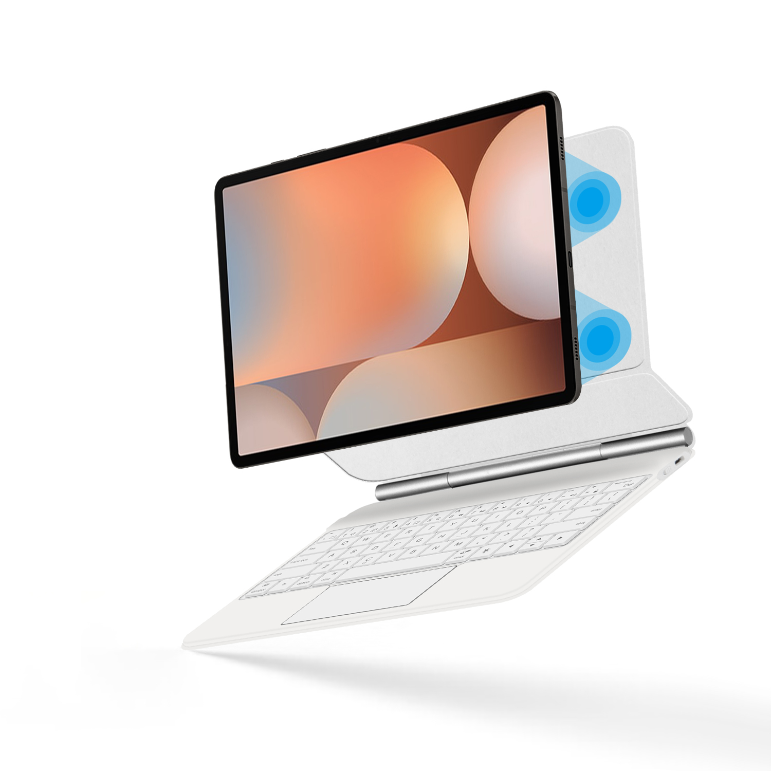 Teclado mágico para Samsung Ga - Tablet Keyboard Case reseña y precio