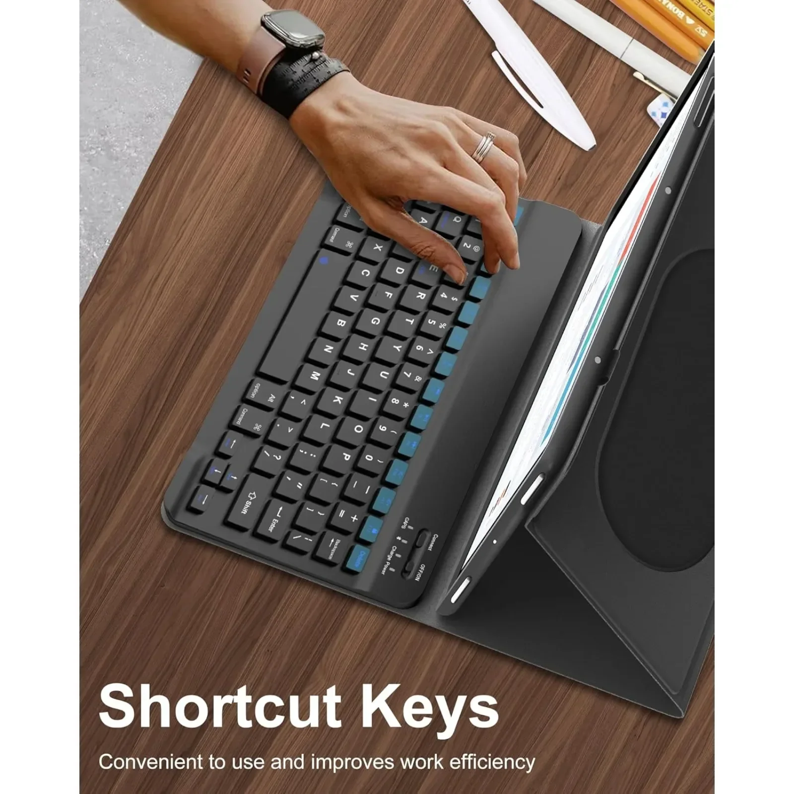 Funda con teclado para tableta - Tablet Keyboard Case reseña y precio