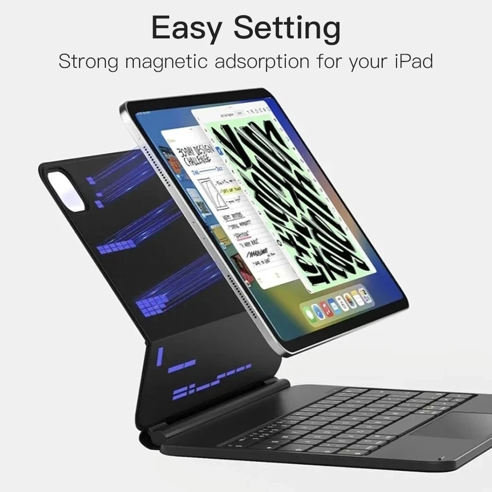 NUEVO Teclado Mágico con Panel - Tablet Keyboard Case reseña y precio