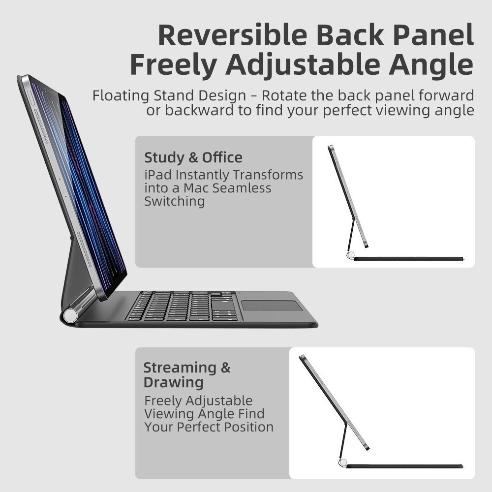 NUEVO Teclado Mágico con Panel - Tablet Keyboard Case reseña y precio