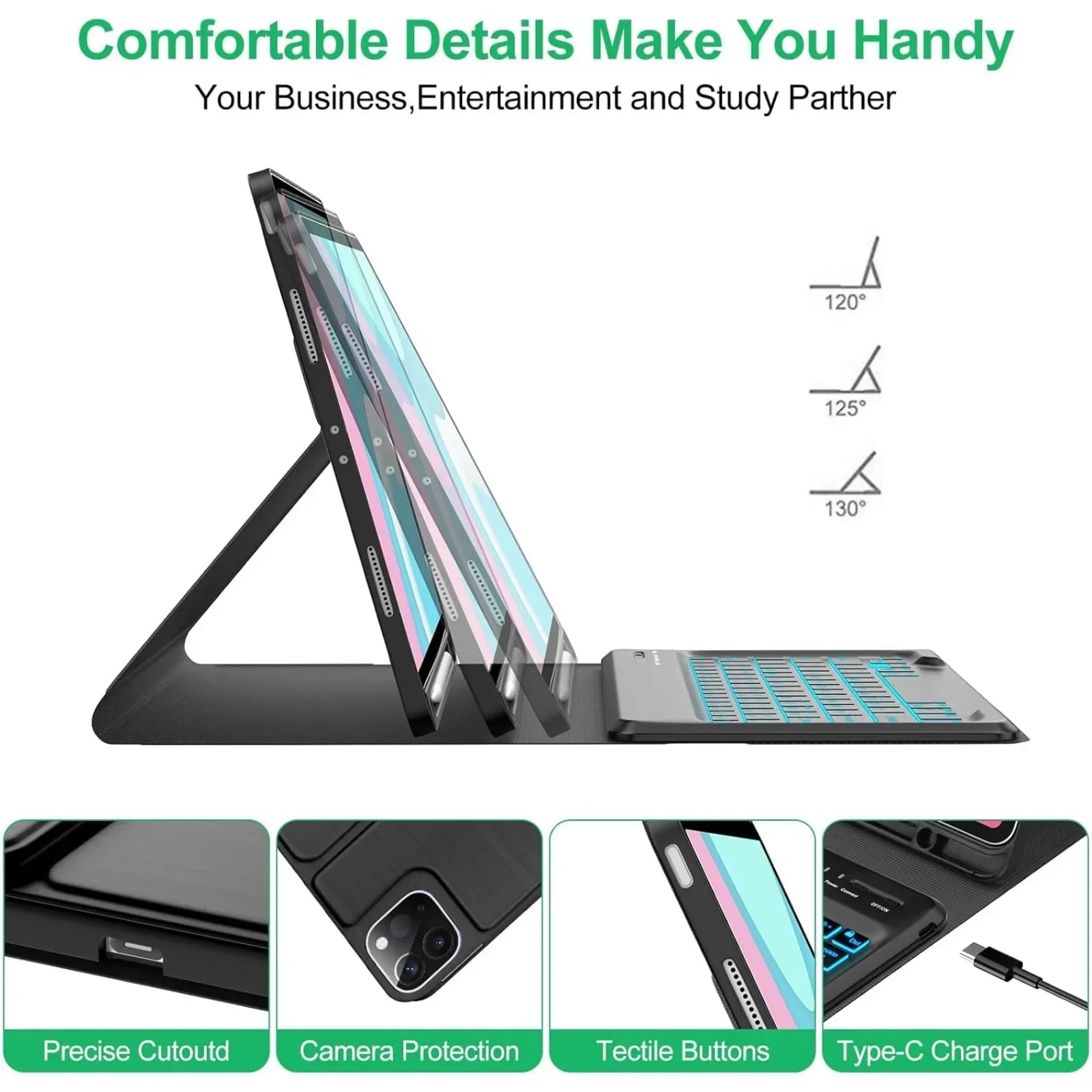 Funda con teclado para HONOR P - Tablet Keyboard Case reseña y precio