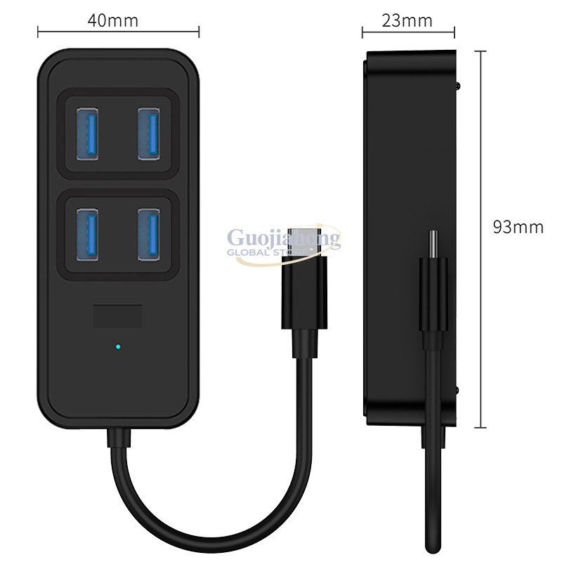 Hub USB 3.0 transfronterizo, a - Usb Hub Type C reseña y precio
