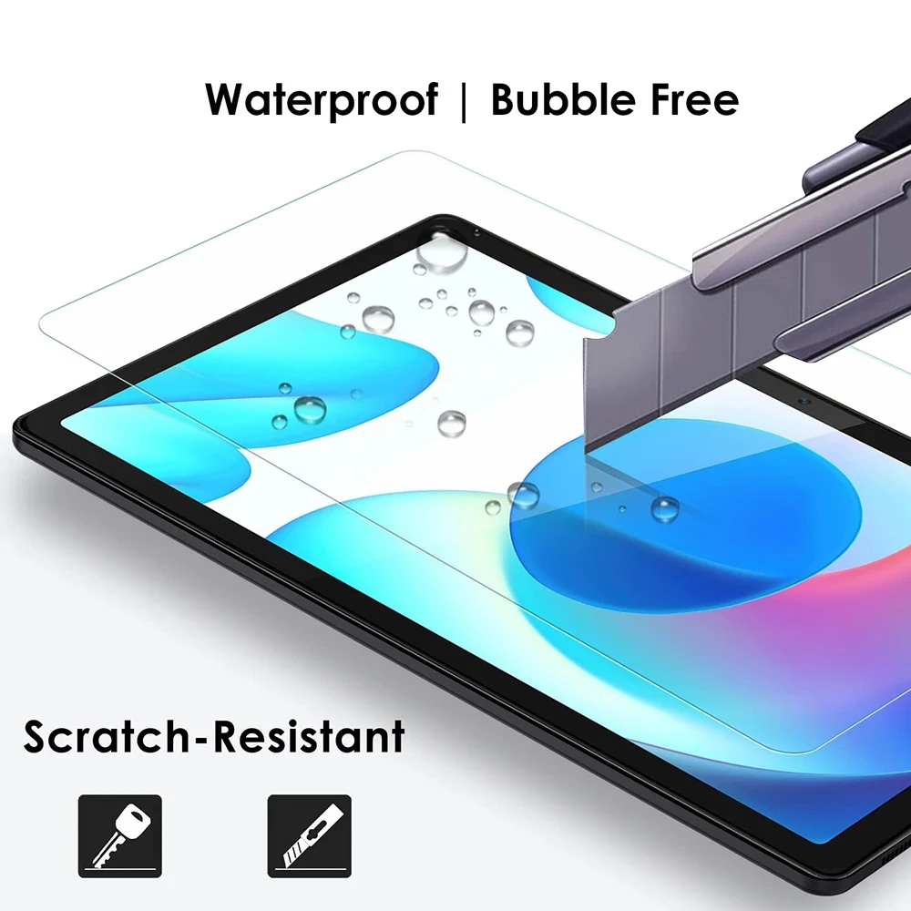 Protector de pantalla de vidri - Temu Tablet Accessories reseña y precio